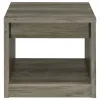 Coaster Fine Furniture 707727 Felix - 1-Drawer Engineered Wood Side End Table - Gray Driftwood
