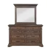 New Classic 00-658-DM New Classic 00-658-DM Mar Vista - Dresser & Mirror - Walnut