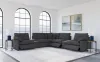 Coaster Fine Furniture 609530P-SETA Collins - 7 Piece Modular Power Reclining Sectional - Dark Gray