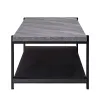 New Classic T4138-3P-DGY Linea - 3 Piece Occasional Set (1 Coffee & 2 End Tables) - Dark Gray