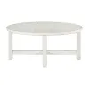 Liberty Furniture 142-OT1011 Backroads - Round Cocktail Table - Weathered White & Parchment Brown