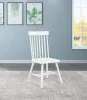 Coaster Fine Furniture 122502WHT Andrews - Windsor Spindle Back Dining Side Chair (Set of 2) - White