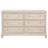Coaster Fine Furniture 215923 Pembroke - 6-Drawer Bedroom Dresser Cabinet - Washed Oak