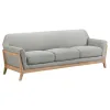 Coaster Fine Furniture 511071 Vaughn - Fabric Upholstered Flared Arm Sofa - Gray