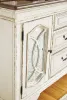 Ashley Furniture D743-60 Realyn - Dining Room Server - Chipped White