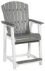 Ashley Furniture P210-124 Transville - Barstool (Set of 2) - Gray / White