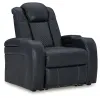 Ashley Furniture 3660313 Ashley Furniture 3660313 Fyne-Dyme - Power Recliner/Adj Headrest - Sapphire