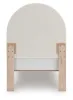 Ashley Furniture PCB1566B2 Arloster - Twin Upholstered Panel Bed - Tan / White