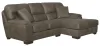 Jackson Furniture Industries 4043/46/76-19 Jackson Furniture Industries 4043/46/76-19 Royce - 2 Piece Sofa Chaise (LSF Loveseat / RSF Chaise) - Brown