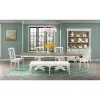 Riverside Furniture 59359 Myra - Upholstered Dining Bench - Paperwhite