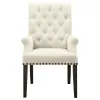 CoasterElevations 107283 Alana - Fabric Upholstered Arm Dining Chair - Beige