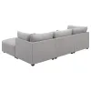 CoasterElevations 551511-S4A Cambria - Upholstered 4 Piece Modular Sectional Sofa - Gray