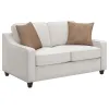 CoasterElevations 552061-S2 Christine - 2 Piece Upholstered Sloped Arm Sofa Set - Beige