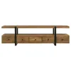 Coaster Fine Furniture 703243 Otto - 5-Drawer Mango Wood TV Stand Media Console - Brown