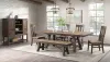 Intercon TR-TA-4296-DWS-SET Transitions - Trestle Dining Table - Driftwood / Sable