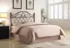 CoasterEssence 300186QF Zola - Metal Queen / Full Open Frame Headboard - Brown