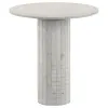 Coaster Fine Furniture 709668-S3 Astoria - 3 Piece Marble Coffee And End Table Set - White