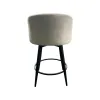 Intercon BS-BS-130C-CHM-C24 Metal Base Barstools - Barstool With Barrel Seat - Champagne