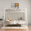 Coaster Fine Furniture 460365WHT Alevera - Metal Twin Over Full Bunk Bed With Ladder - White