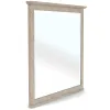 Riverside Furniture 79261 Bennett - Dresser Mirror - Frosted Gray