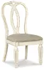 Ashley Furniture D743-02 Realyn - Dining UPH Side Chair (Set of 2) - Ribbonback - Chipped White
