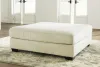 Ashley Furniture 1960408 Rawcliffe - Oversized Accent Ottoman - Parchment
