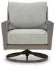 Ashley Furniture P564-821 Hillside Barn - Swivel Lounge W/ Cushion - Gray / Brown