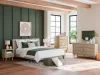 Ashley Furniture B1199/231/36/82/91(2) Ashley Furniture B1199/231/36/82/91(2) Cielden - 5 Pc. - Dresser,  Mirror, King Upholstered Bed With Roll Slats, 2 Nightstands - Soft Gray / Beige