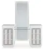 Ashley Furniture B822B7 Chalanna - Vanity With Mirror - White
