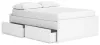 Ashley Furniture EB9630B13 Ashley Furniture EB9630B13 Onita - Full Platform Bed With 2 Side Storage - White