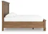 Ashley Furniture PCB779B12 Ashley Furniture PCB779B12 Feddinger - King Panel Storage Bed - Medium Brown