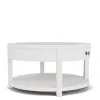Riverside Furniture 30704 Rosalie - Round Cocktail Table - White