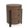 Riverside Furniture 46412 Riverside Furniture 46412 Nova - Chairside Table - Nouveau Walnut