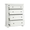 Samuel Lawrence Furniture S920-440 Savannah - 4-Drawer Chest - White