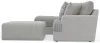 Jackson Furniture Industries 3480/75/42/28-18 Jackson Furniture Industries 3480/75/42/28-18 Titan - 2 Piece Sofa Chaise With Comfort Coil Seating, 45