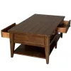 Liberty Furniture 210-OT-3PCS Lake House - 3 Piece Table Set (1 Cocktail 2 End Tables) - Rustic Brown