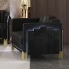 New Classic U2034-10-BLK Empire - Lighted Chair - Black
