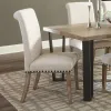 CoasterEssence 190152 Salem - Fabric Upholstered Dining Side Chair (Set of 2) - Beige