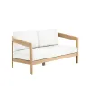 New Classic G5511-22-WHT Wesley - Patio Loveseat With Cushions - White