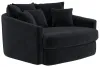 Jackson Furniture Industries 71009-1400/08 Matty - Round Accent Cuddle Chaise - Ebony