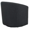 Coaster Fine Furniture 903223 Mossbrook - Fabric Upholstered Swivel Accent Chair - Anthracite