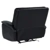 Coaster Fine Furniture 609613PP Hewitt - Leather Upholstered Dual Power Recliner Chair - Black