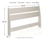 Ashley Furniture EB1864-157 Ashley Furniture EB1864-157 Socalle - Queen Panel Headboard - Light Natural