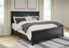 Ashley Furniture B687/31/36/46/56/58/97 Ashley Furniture B687/31/36/46/56/58/97 Lanolee - 6 Pc. - Dresser, Mirror, Chest, King Panel Bed - Black