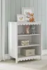 Ashley Furniture EB1810/230/231/121/292(2) Ashley Furniture EB1810/230/231/121/292(2) Hallityn - 5 Pc. - Bookcase, Dresser, Twin Tent Complete Bed, 2 Nightstands - White