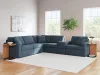 Ashley Furniture 92121S7 Ashley Furniture 92121S7 Modmax - 6-Piece Sectional With Storage Console - Ink