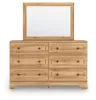 Ashley Furniture PCB1075B1 Ashley Furniture PCB1075B1 Aleaport - Dresser and Mirror - Warm Brown