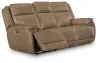 Ashley Furniture PCU1240015 Glencroft - Power Reclining Sofa With Adjustable Headrest - Sahara