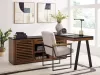 Ashley Furniture H737H1 Ashley Furniture H737H1 Kallari - Credenza With Desk Return - Warm Brown / Black