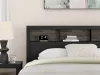 Ashley Furniture PCB1118-65 Ashley Furniture PCB1118-65 Broachmyn - Queen Bookcase Headboard - Black / Gray